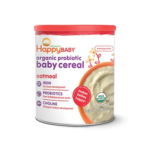 Happy Baby Brown Rice Cereal
 Earth s Best Organic Whole Grain Oatmeal Cereal 8 Ounce