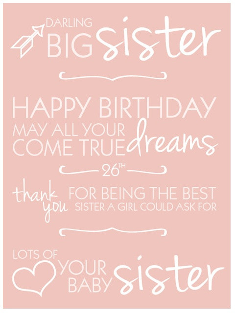 Happy Birthday Big Sister Quotes
 Pin on My Bestfriend My sister