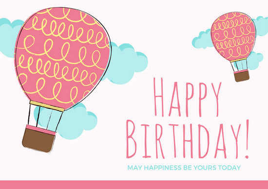 Happy Birthday Card Template
 Customize 884 Birthday Card templates online Canva