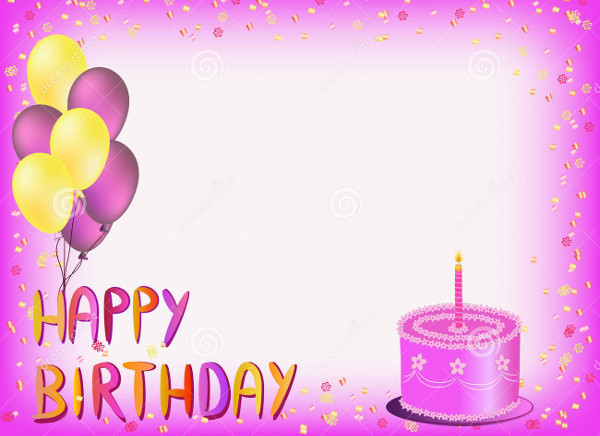 Happy Birthday Card Template
 72 Birthday Card Templates PSD AI EPS