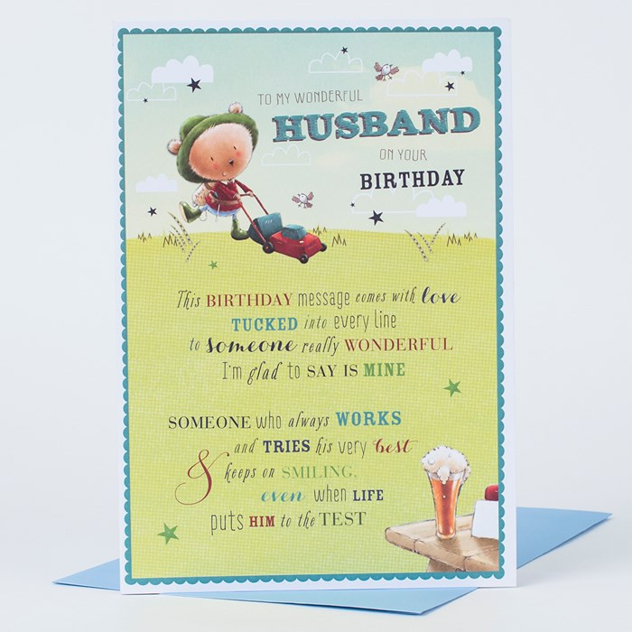 Happy Birthday Cards For Husband
 Birthday Card Husband
