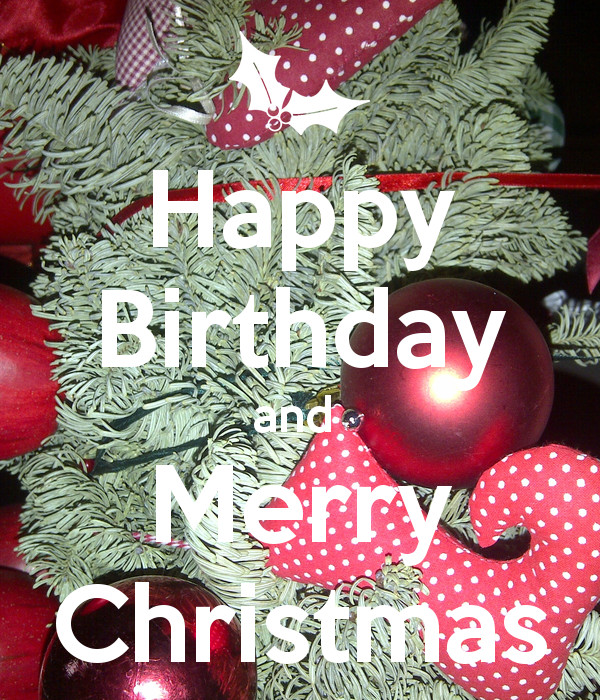 Happy Birthday Party Images
 Happy Birthday and Merry Christmas Poster Latisha