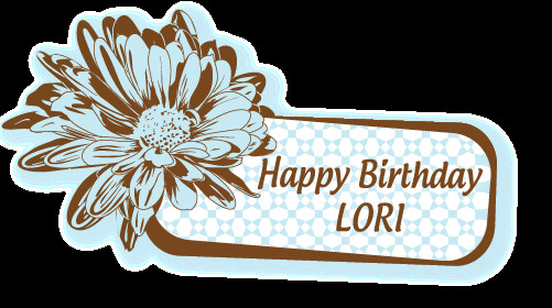 Happy Birthday Party Images
 card creme Happy Birthday Lori