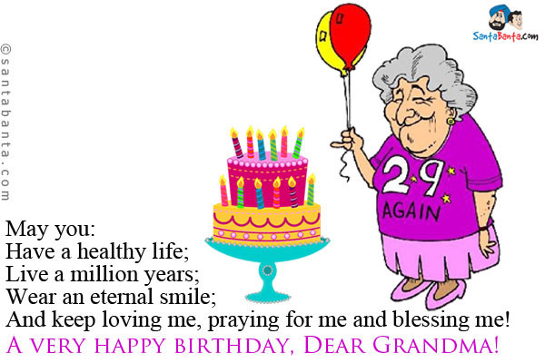 Happy Birthday Quotes For Grandma
 Grandmother Birthday Quotes QuotesGram