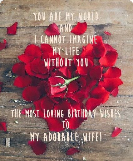 Happy Birthday Quotes For My Wife
 Best Birthday Wishes For Wife – Birthday Wishes Lines