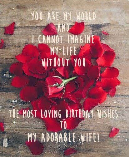 Happy Birthday Quotes For My Wife
 50 Best Birthday Quotes for Wife – Quotes Yard