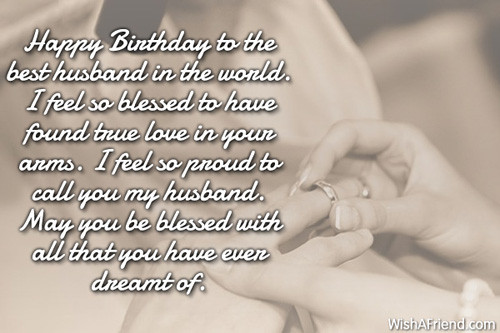 Happy Birthday Quotes Husband
 Birthday Wishes For Husband