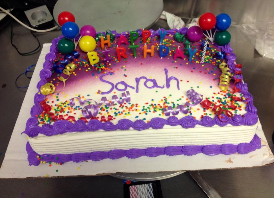 Happy Birthday Sarah Cake
 Happy Birthday Sarah Members Announcements & Happy