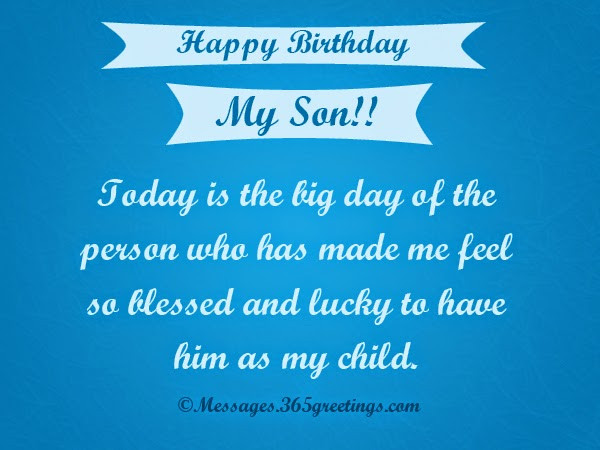 Happy Birthday Son Cards
 All wishes message Greeting card and Tex Message