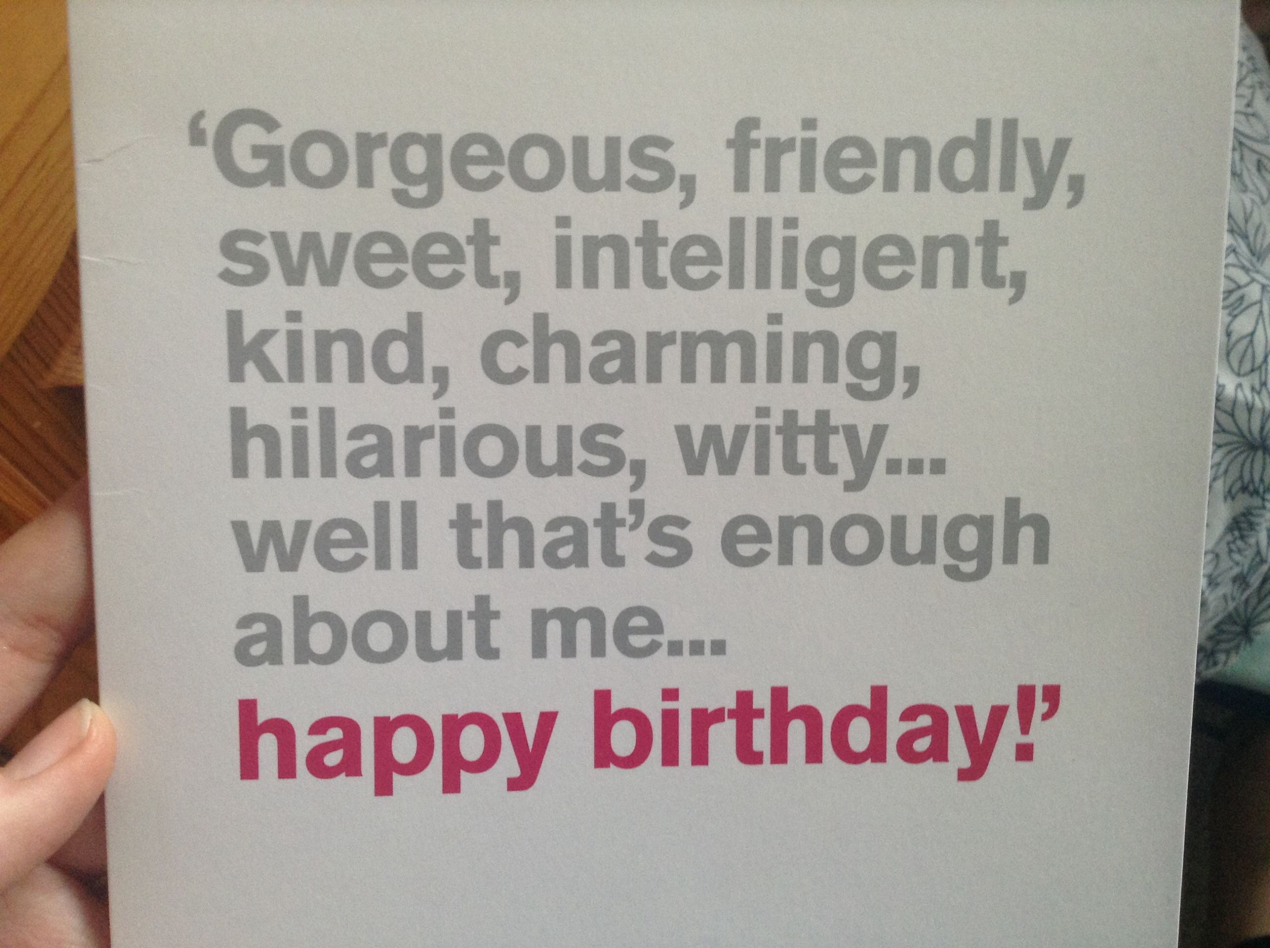 Happy Birthday To Me Quotes Funny
 Funny Birthday Quotes For Husband From Wife QuotesGram