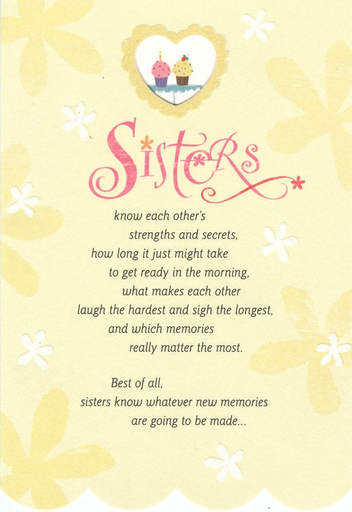 Happy Birthday To My Big Sister Quotes
 199 best Sister Quotes images on Pinterest