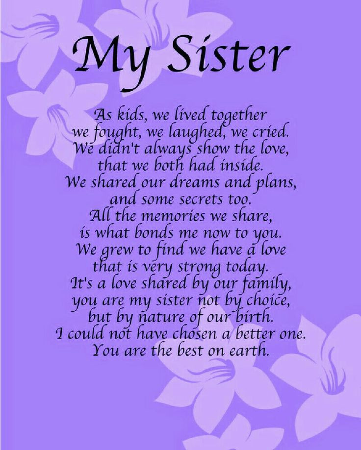 Happy Birthday To My Big Sister Quotes
 Happy birthday big sister Poems