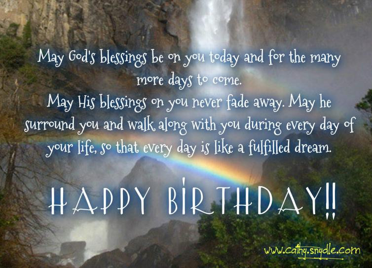 Happy Birthday Wishes Religious
 christian birthday wishes2 Cathy