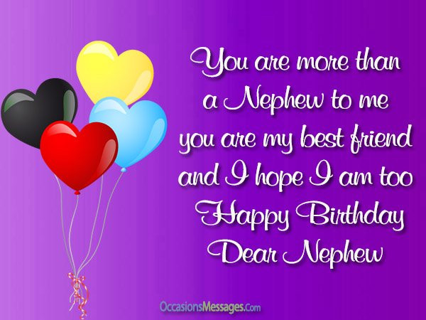Happy Birthday Wishes To My Nephew
 Top 300 Birthday Wishes for Nephew Occasions Messages
