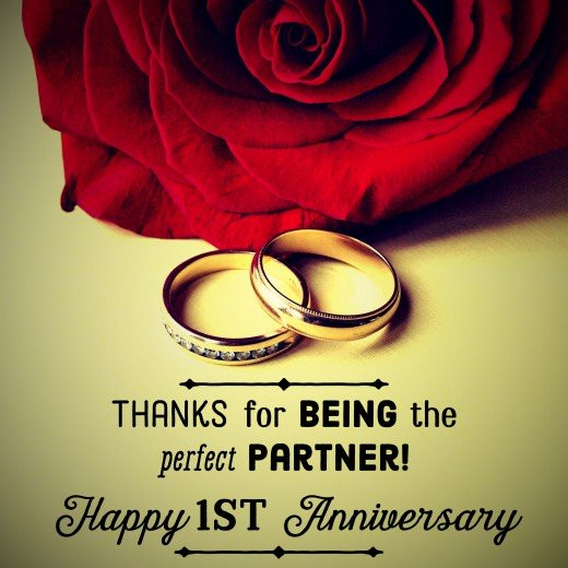 Happy One Year Anniversary Quotes
 First Anniversary Quotes and Messages for Him and Her