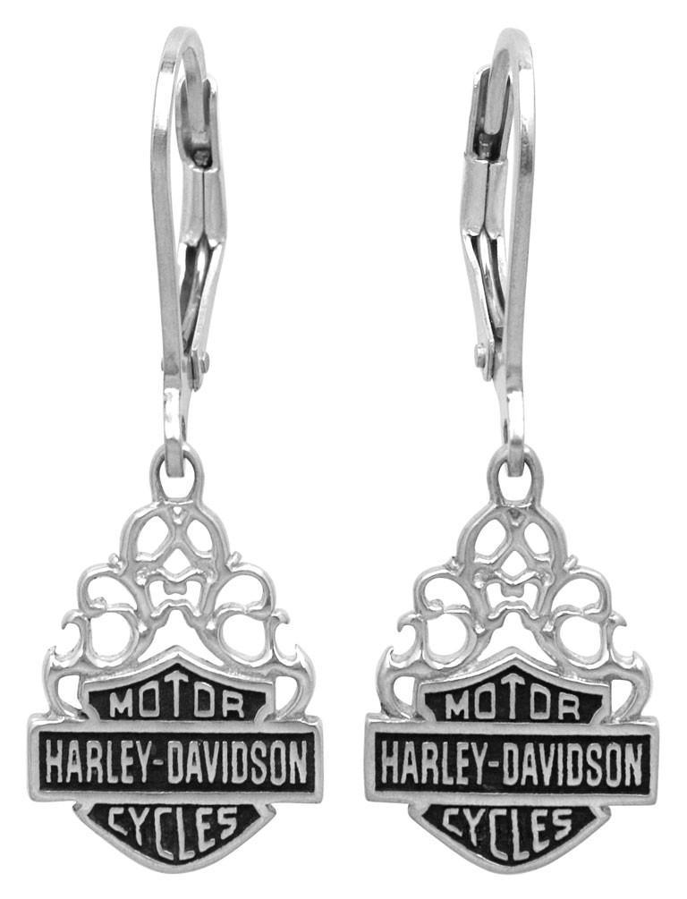 Harley Davidson Earrings
 Harley Davidson Women s Bar & Shield Dangle Earrings