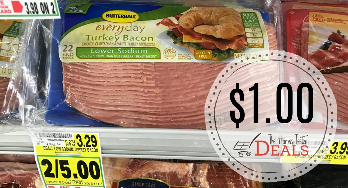 Harris Teeter Thanksgiving Dinner
 Butterball Dinner Sausage or Bacon only $1 00 at Harris