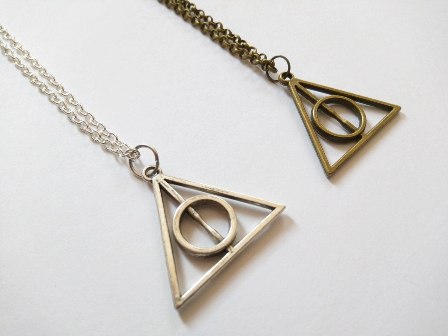Harry Potter Necklaces
 Deathly Hallows Inspired Harry Potter Necklace