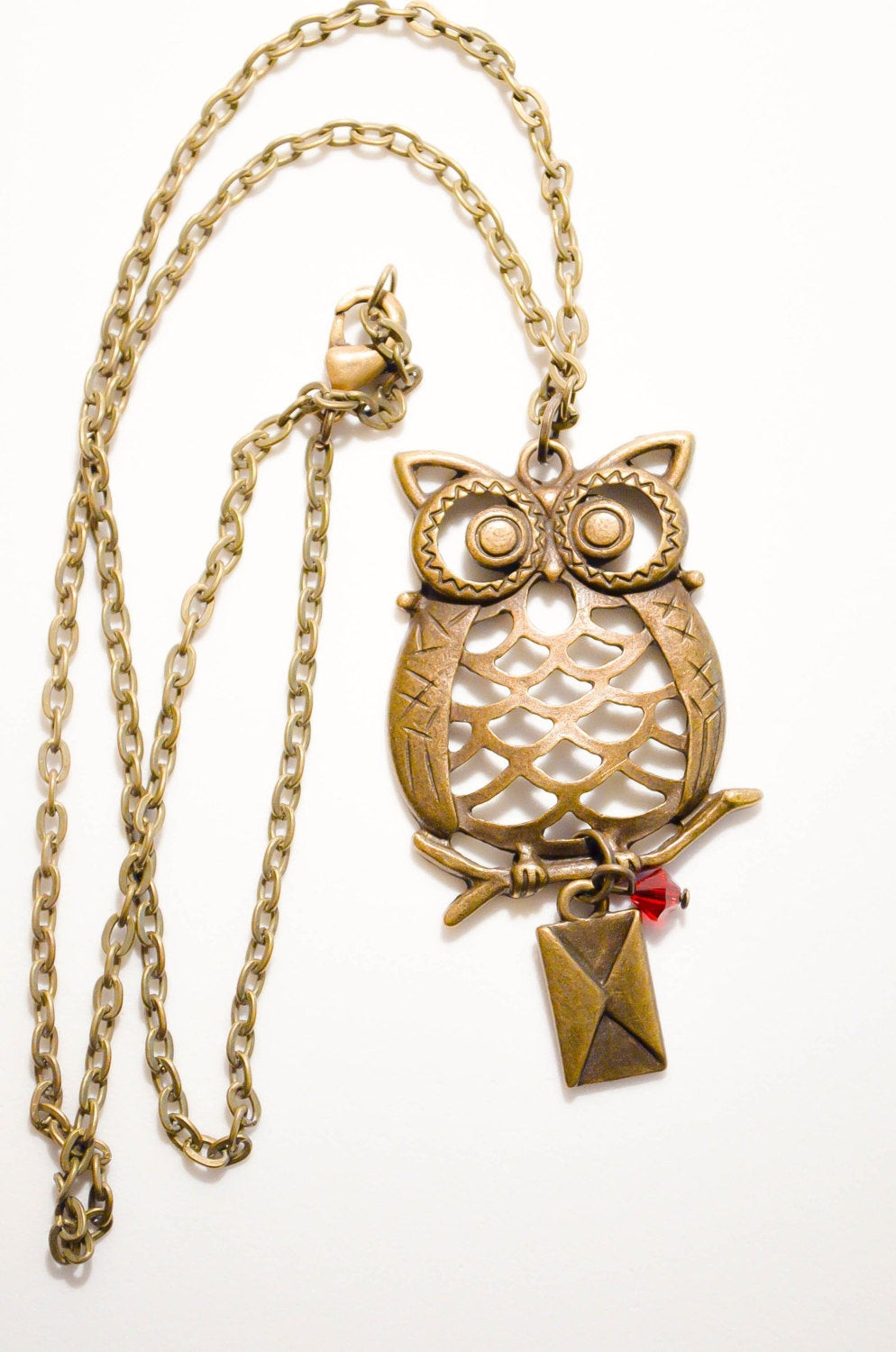 Harry Potter Necklaces
 Harry Potter Inspired Necklace Owl School Letter by