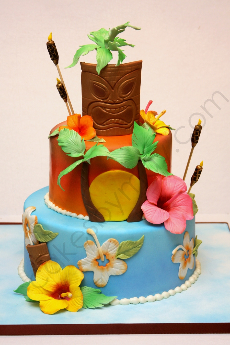 Hawaiian Birthday Cakes
 Hawaiian Themed Birthday Cake CakeCentral