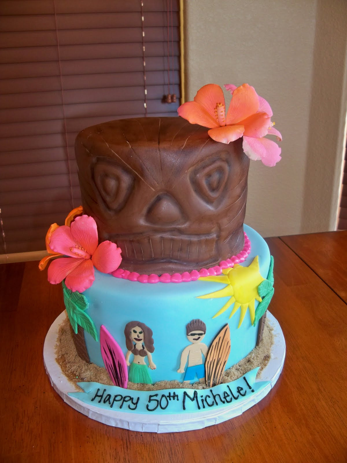 Hawaiian Birthday Cakes
 The Cake Shoppe Hawaiian Themed Birthday Cake