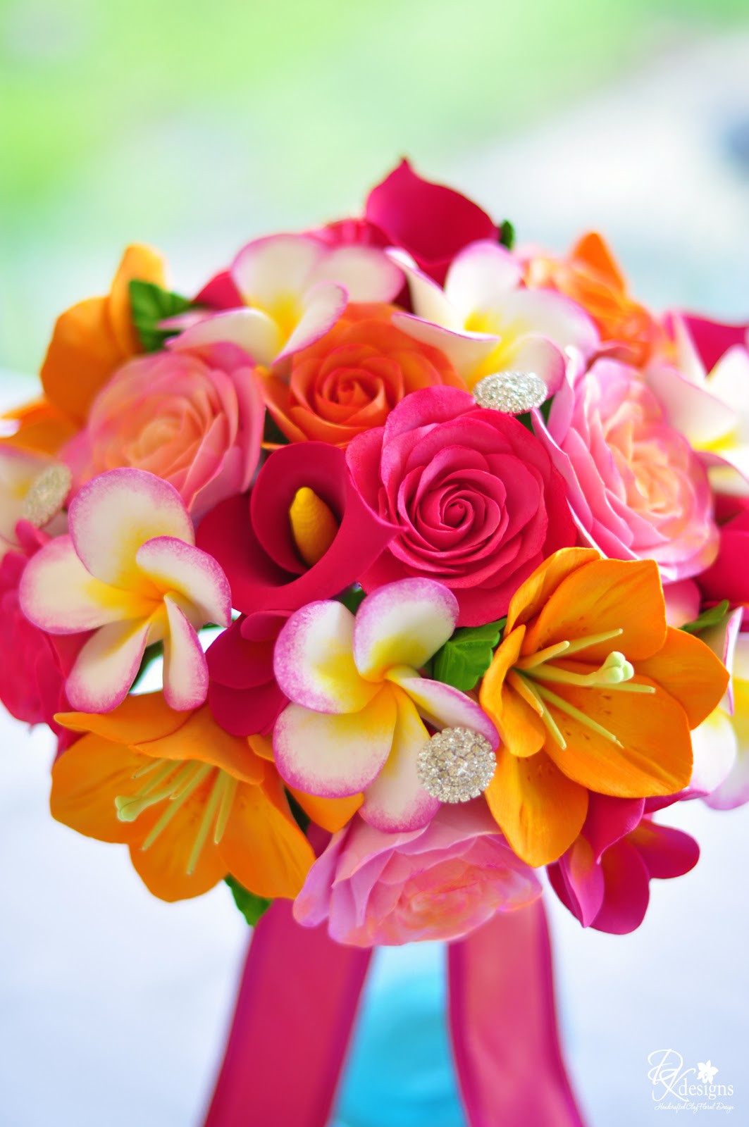 Hawaiian Wedding Flowers
 DK Designs Tropical Wedding Bouquet for a Destination