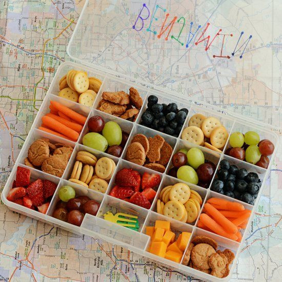 Healthy Car Snacks
 Easy & fun road trip snack boxes make long trips in the