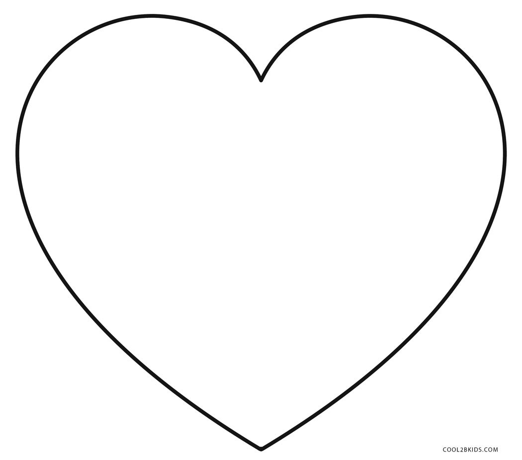 Heart Coloring Pages Printable
 Free Printable Heart Coloring Pages For Kids