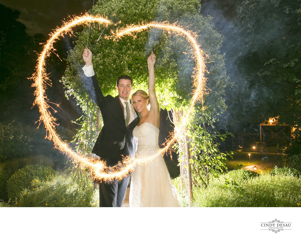 Heart Wedding Sparklers
 Perfect Heart Wedding Sparklers at Crossing