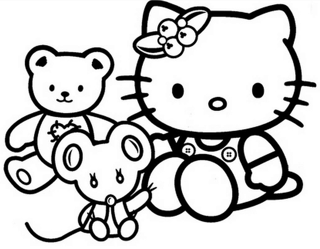 Hello Kids Coloring Page
 1000 images about Hello Kitty Coloring Pages on Pinterest
