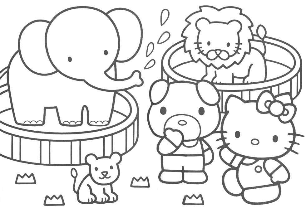 Hello Kids Coloring Page
 Free Coloring Pages July 2010