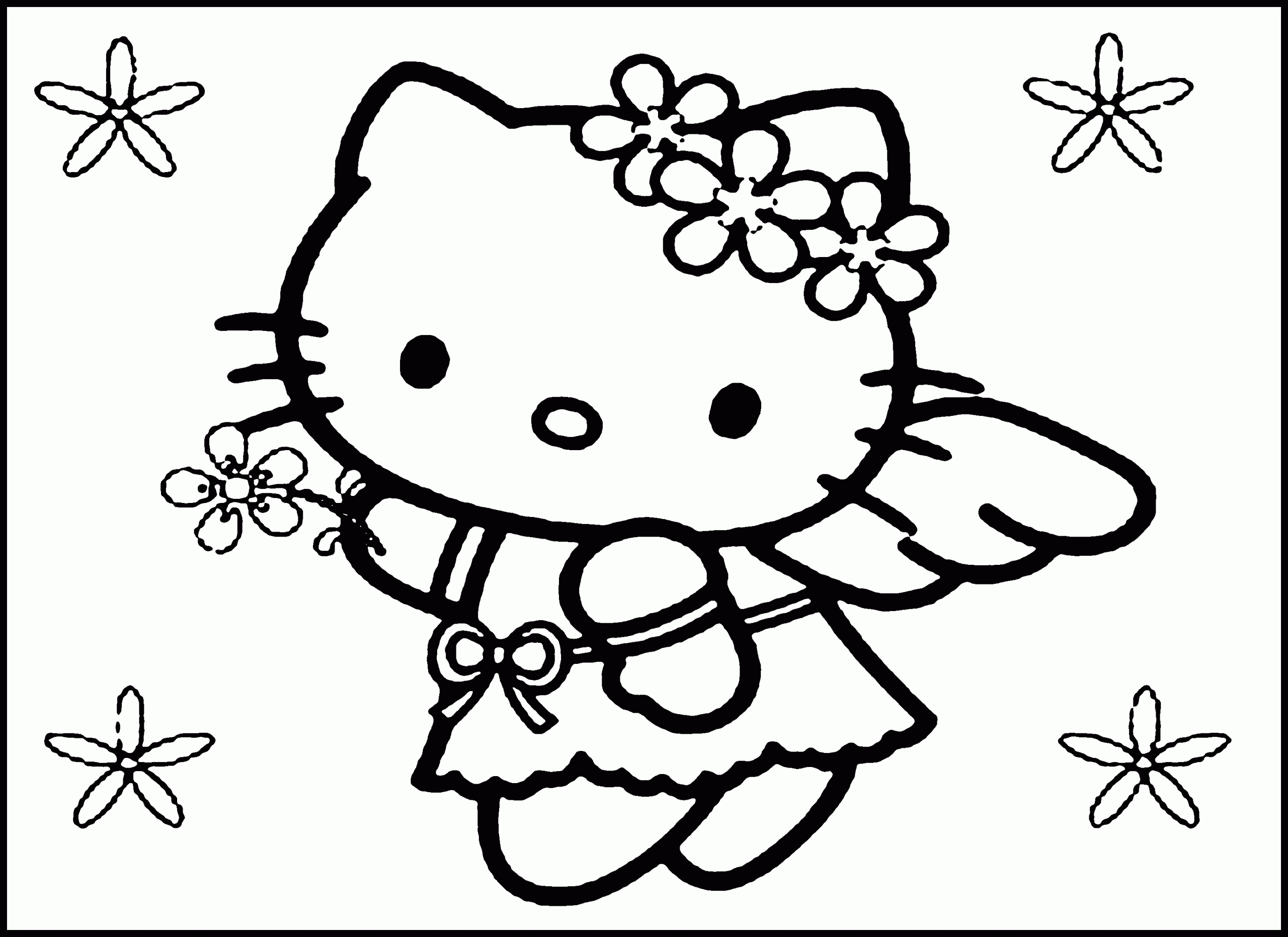 Hello Kids Coloring Page
 Coloring Pages Hello Kitty Princess Coloring Home
