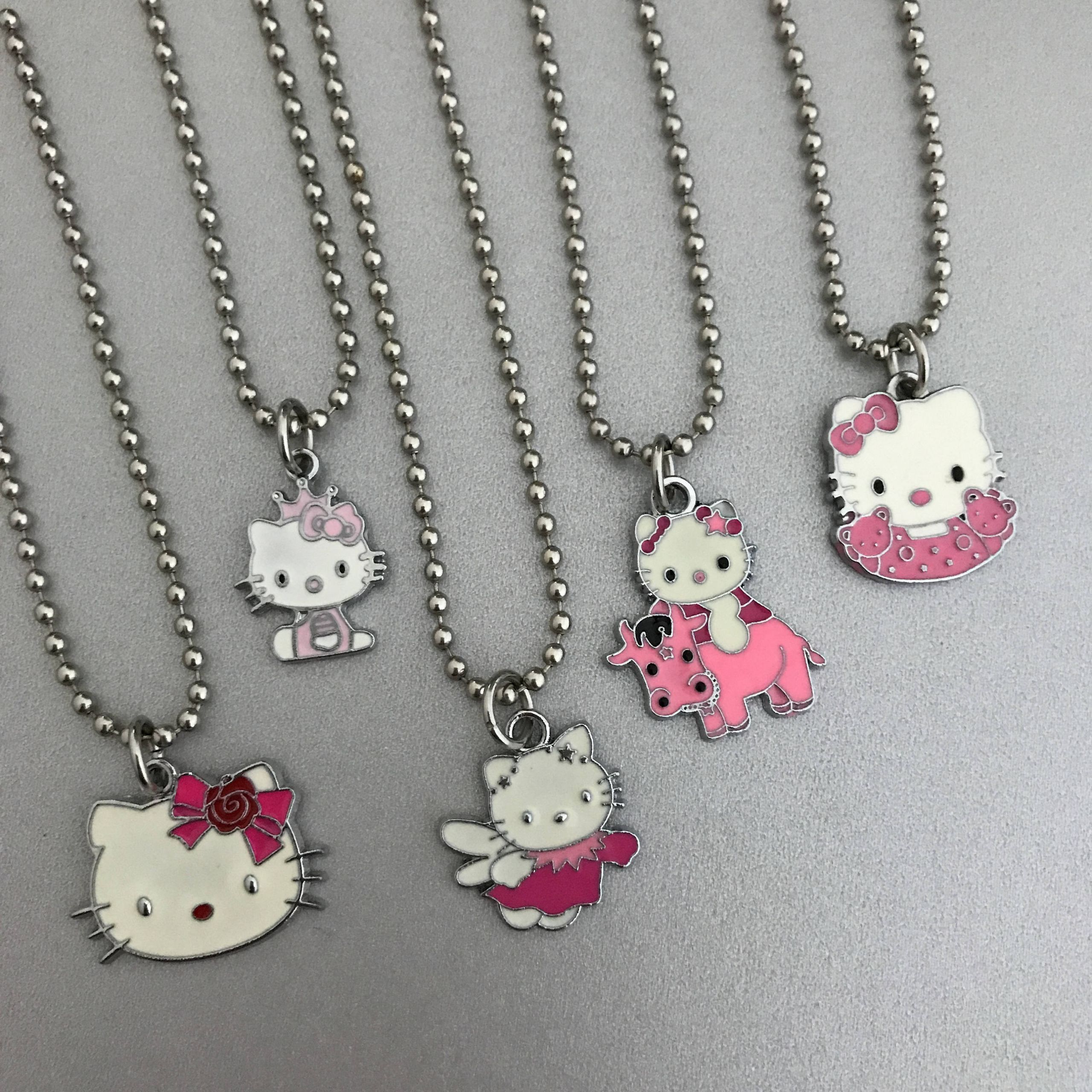 Hello Kitty Necklace
 SALE Hello Kitty Necklace Charm Necklace 90s Jewelry Cute