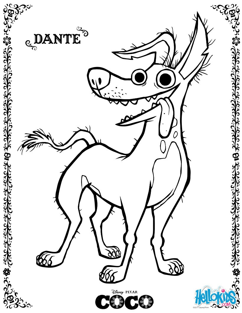 Hellokids Coloring Pages
 Dante coloring pages Hellokids