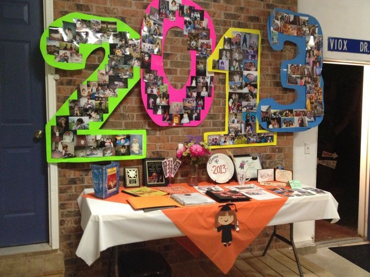 High School Graduation Party Decorations Ideas
 Image result for Graduation Party Picture Display Ideas