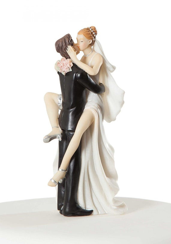 Hilarious Wedding Cake Toppers
 Funny y Wedding Cake Topper Custom by weddingcollectibles