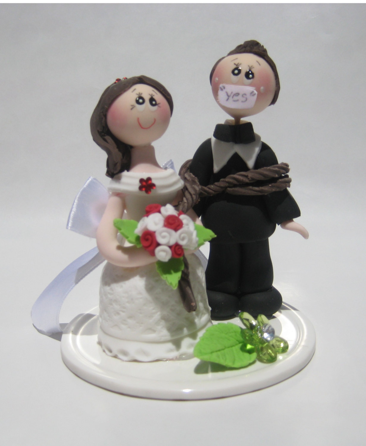 Hilarious Wedding Cake Toppers
 Wedding cake topper funny wedding cake topper cake topper