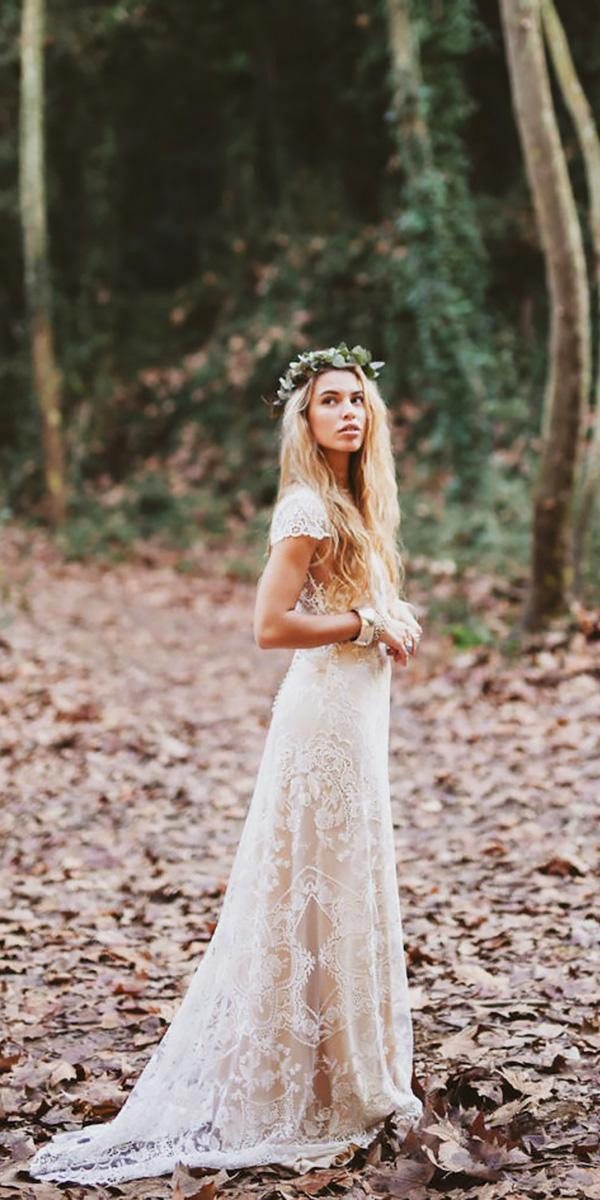 Hippie Style Wedding Dresses
 15 Bohemian Wedding Dresses For Charming Brides