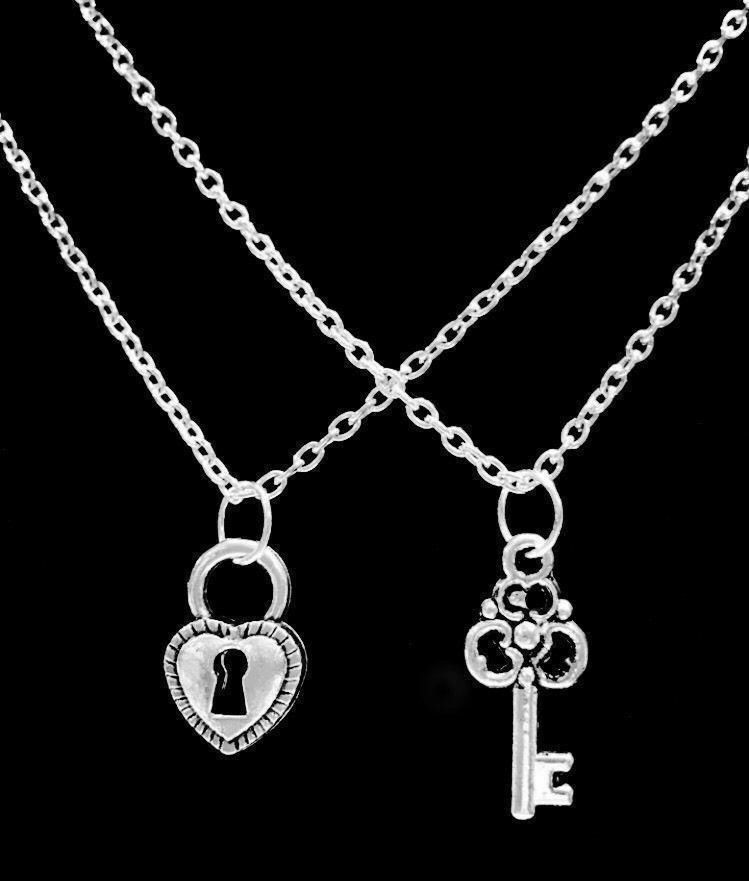 His Hers Necklace Set
 Lock And Key To My Heart Love His And Hers Couples