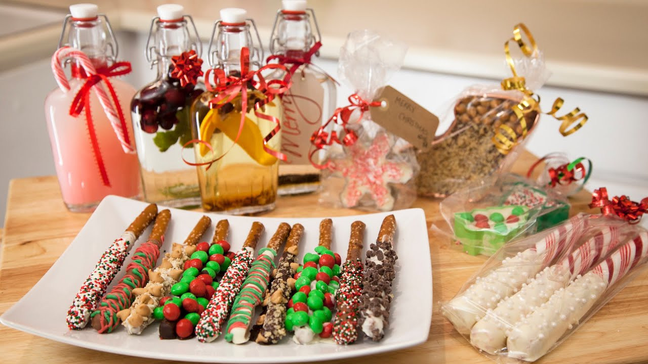 Holiday Cookie Gift Ideas
 3 HOLIDAY EDIBLE GIFT IDEAS Chocolate Pretzels Cookie