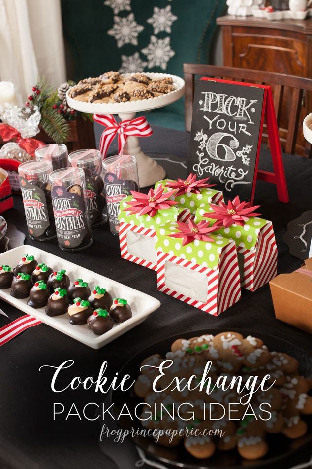 Holiday Cookie Gift Ideas
 Cookie Exchange Packaging Ideas