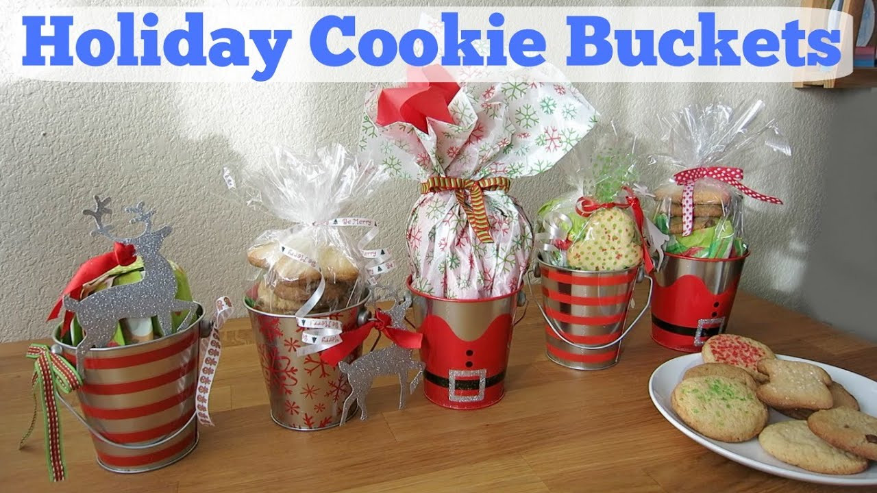 Holiday Cookie Gift Ideas
 DIY Holiday Cookie Buckets