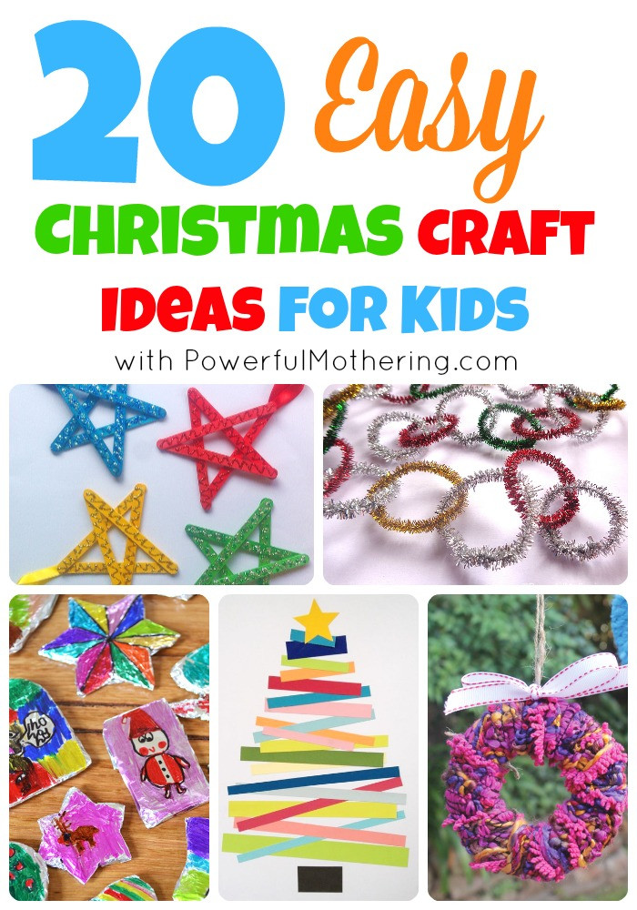Holiday Craft Ideas For Toddlers
 20 Easy Christmas Craft Ideas for Kids