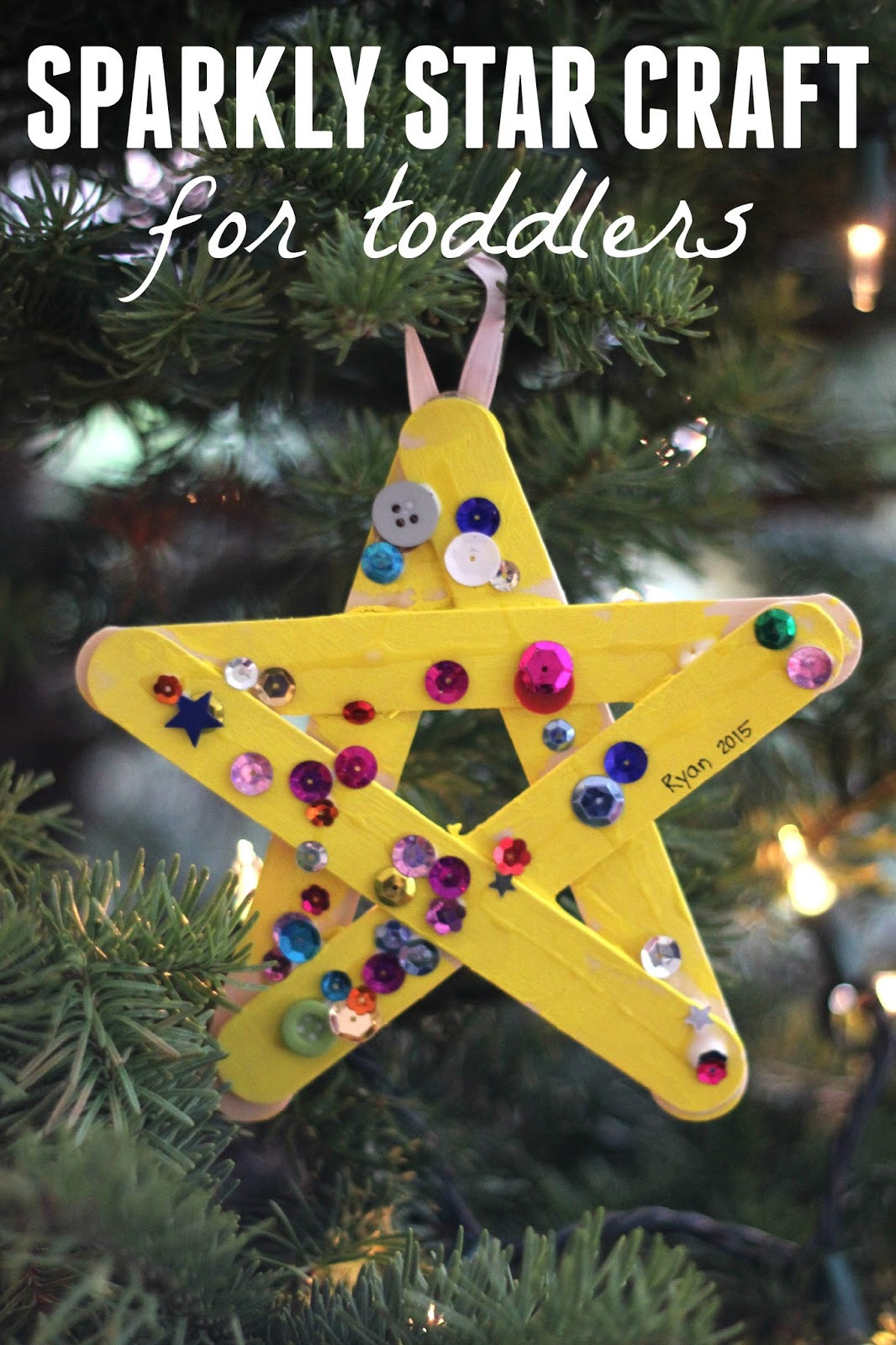 Holiday Craft Ideas For Toddlers
 Toddler Approved Sparkly Star Craft for Toddlers