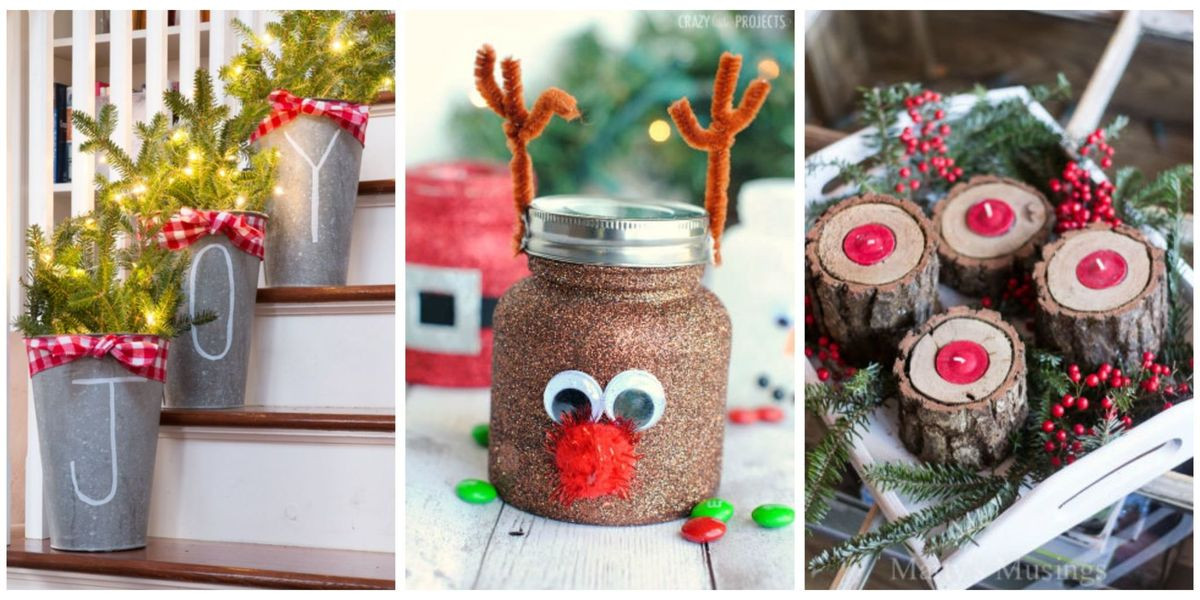 Holiday Crafts For Adults
 55 Easy Christmas Crafts Simple DIY Holiday Craft Ideas