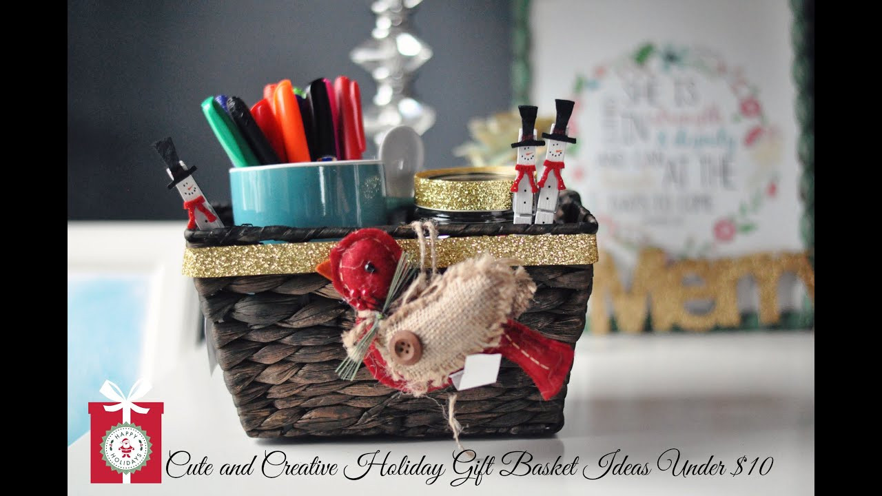 Holiday Gift Basket Ideas Diy
 DIY Christmas Gifts Cute & Creative Holiday Gift Baskets