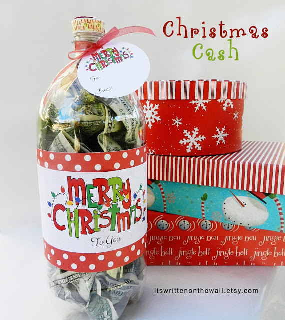 Holiday Gift Giving Ideas
 It s Written on the Wall Christmas Cash Gift Idea Fill