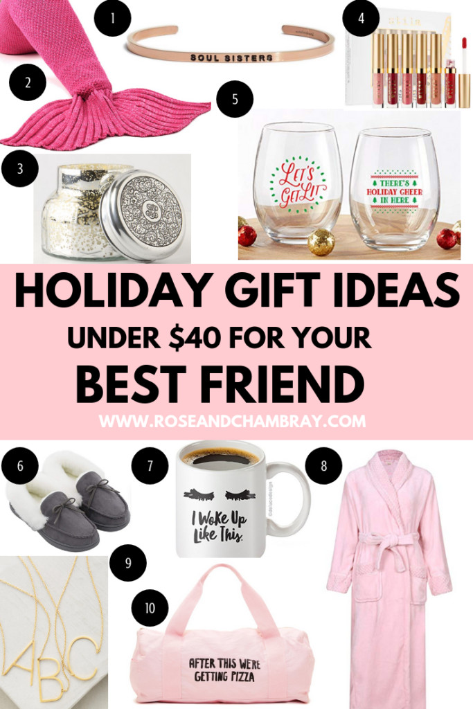 Holiday Gift Ideas For Best Friends
 Holiday Gift Ideas for Your Best Friend Under $40