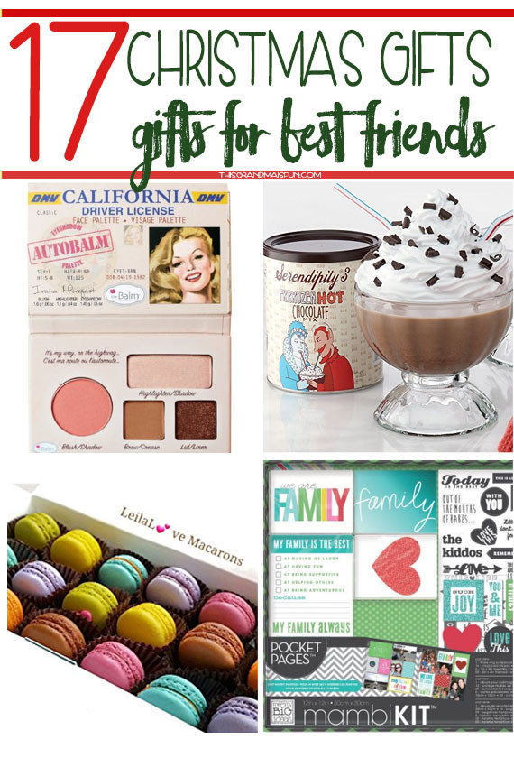 Holiday Gift Ideas For Best Friends
 17 Christmas Gifts for Best Friends TGIF This Grandma