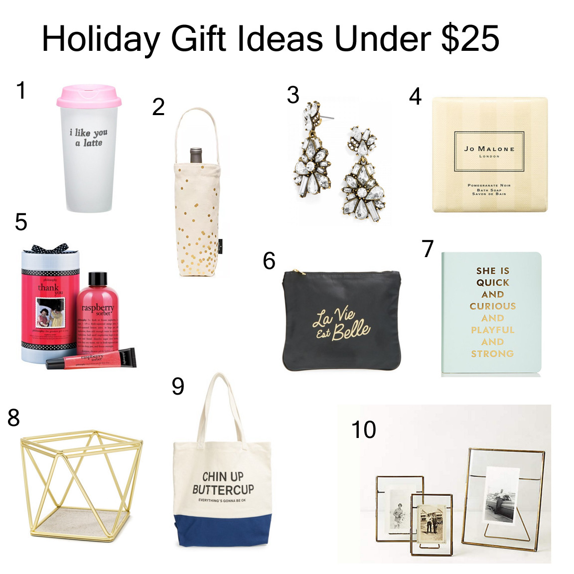 Holiday Gift Ideas For Employees Under $25
 Holiday Gift Ideas Under $25 Nicole to the Nines